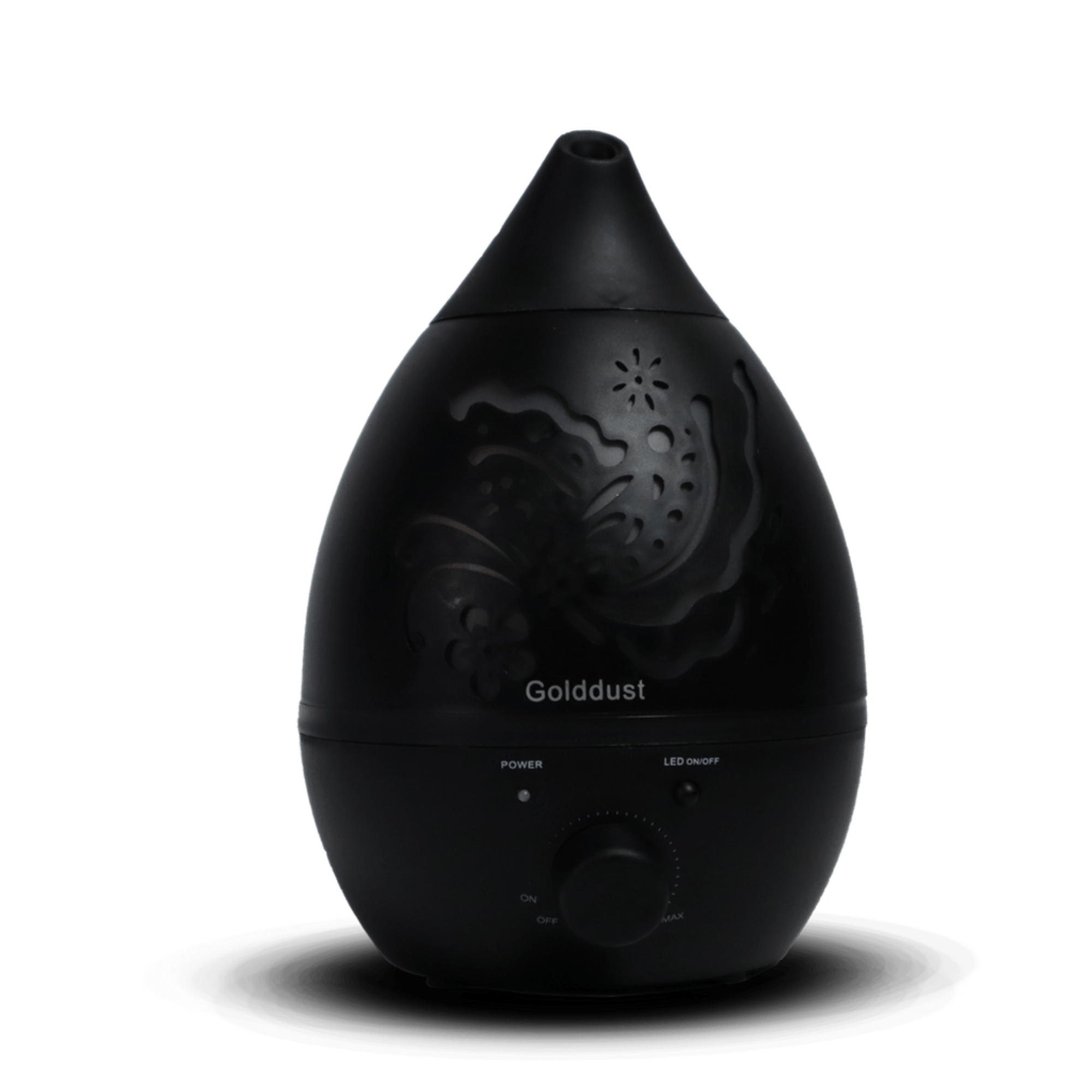 Aroma diffuser XL - Zwart Gold dust